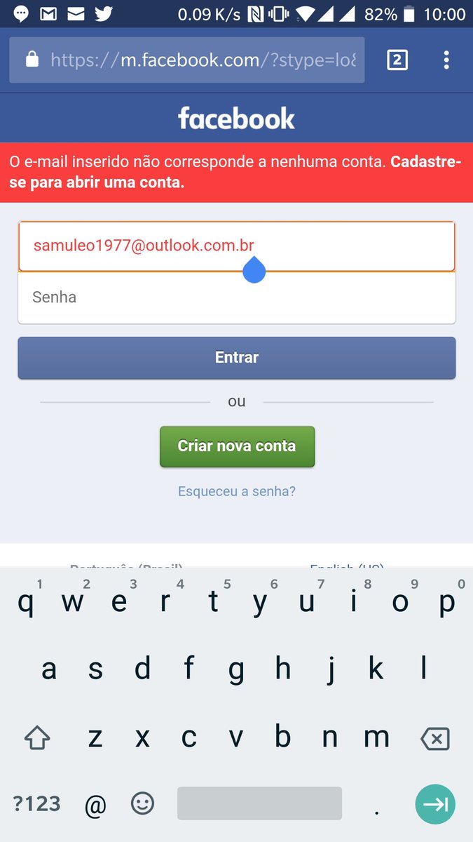 Pessoal me ajudem o que faço este é o e-mail do face no site tim Beta mais não está aceitando eu logar nele posso mante lo conectado lá vou pontuar?