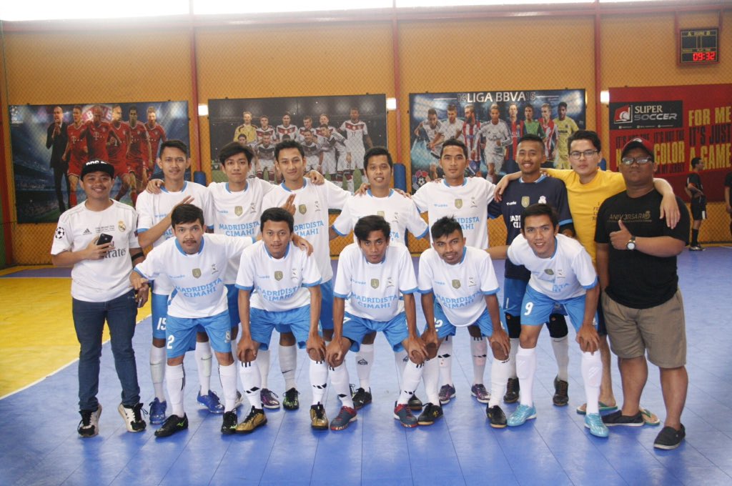 timnas futsal <a href="/Madrid_IndoCMHI/">PRMI CIMAHI</a> mari dukung hari sabtu nanti berlaga di turnamen antar fans club sejabar yuks ah ramaikan mads! 
#Halamadrid