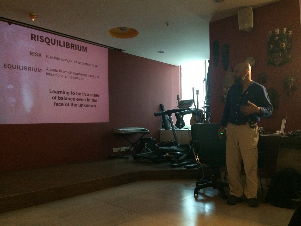 RADdesignstudio's tweet photo. Glimpses of our recently concluded #Deconstruct session featuring Vishwas Parchure, facilitator of Experience Leadership Institute #ExperientialEducation https://t.co/vr2R2Bp7Rf