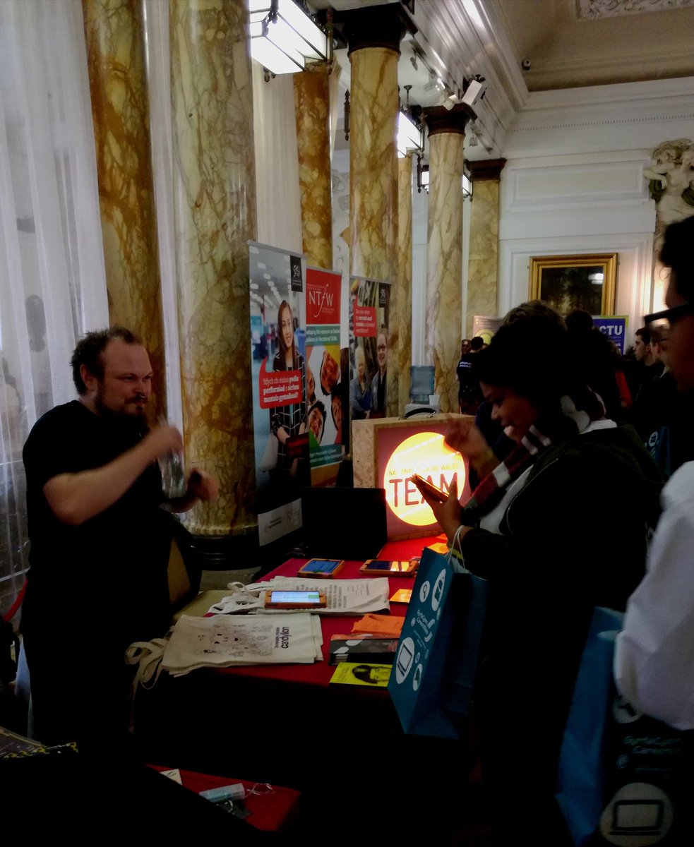 DiFordCo's tweet photo. Busy day at @CareersWales with @NTWtweets #ntwTEAM #CWcreative17 Go Jezza! https://t.co/8jPjK7ssSb