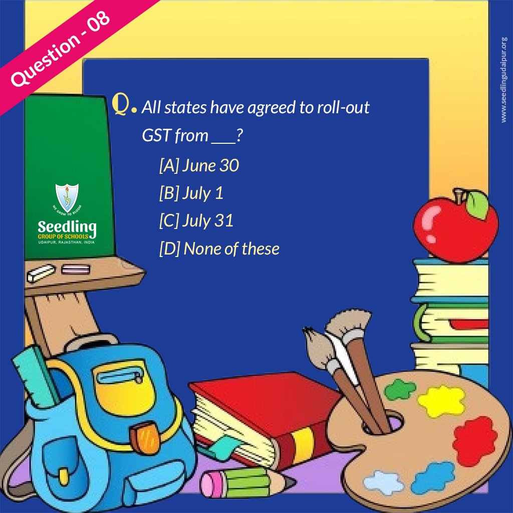 SeedlingUdaipur's tweet image. Push your thinking cell and answer this question. 
Participate in the contest and get a chance to win attractive prizes. 
#QuizContest #Contest #Question7 #ContestAlert #quizknock #QUIZquotes #quiznight #contestindia #contestindia #School #BestSchool #SchoolLife #OnePlusPopUp