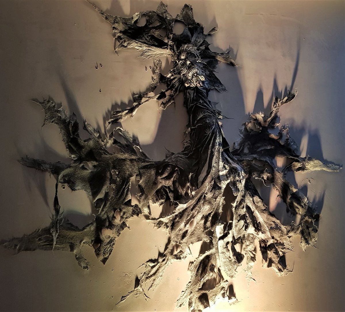 FrosoPapa_'s tweet photo. "Invocation" #Installation with #JoeFurLong @BlairZaye at @NewRiverStudios #IED @BlackMoon_1348 concert #darkisdedecor https://t.co/FceKDoliNK https://t.co/cU5uOrQGdq