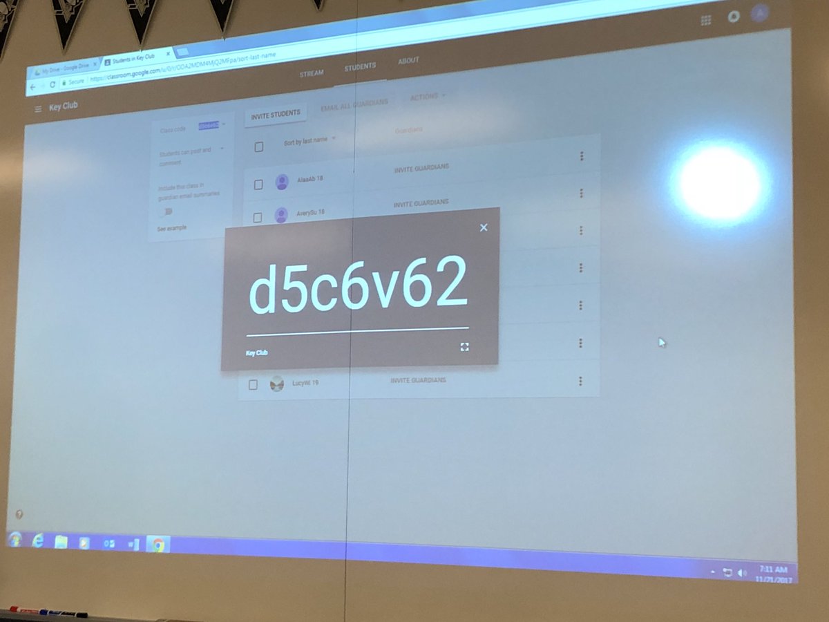 SGAHSKeyClub's tweet image. Join the google classroom for key club to sign up for events!