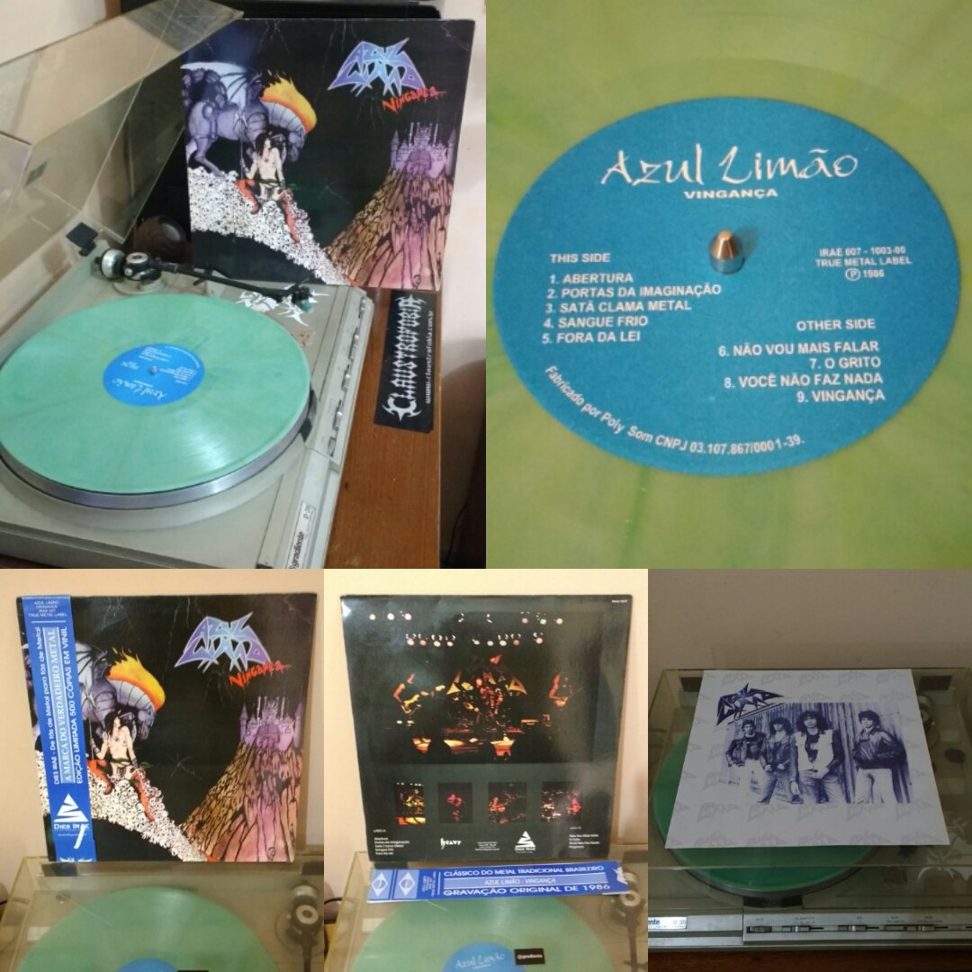 RogerioRocker's tweet photo. #azullimão #vingança #heavy #diesirae #ediçãolimitada #vinil #vinyl #vinycollector #vinycollection #discosécultura #discocollection #turntable #tocadiscos #gradiente #d35 #gs11 https://t.co/AKRJfi7XyY