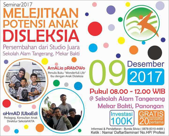 Yuks ikutan sseminar disleksia 😉