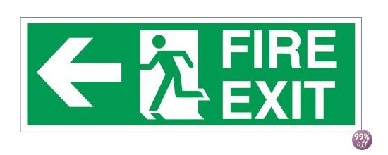 bask.yt/?Fg5y2 For only £11.01 BUY #OfficeSupply Stewart Superior Sign Fire Exit Arrow Left #