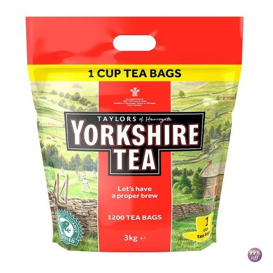 bask.yt/?f5VCb #CheapStationery Yorkshire Tea Traditional 1200 One Cup Tea Bag only £38.24  #