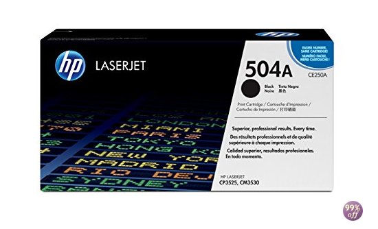 bask.yt/?Qh7m9 #CheapStationery HP 504A Black Original LaserJet Toner Cartridg only £130.30  #