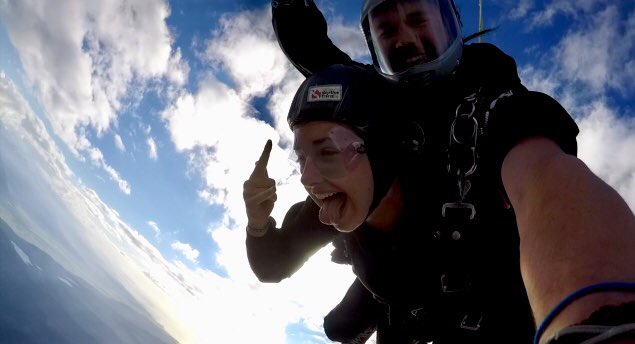 The sky’s the limit!! 😍🇳🇿 @SkydiveFranz