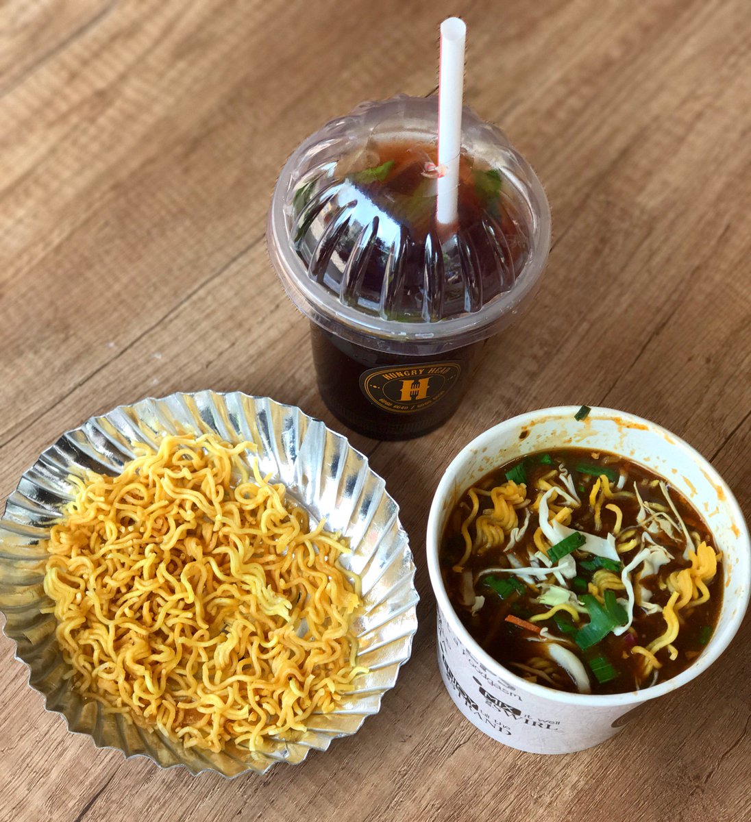 yummitment's tweet photo. Interviewer: Do you have any special talents?
Me: I can have Maggi for lunch, dinner, breakfast, snacks. Sometimes even half asleep.
Manchow Maggi and Lemon Iced Tea at Hungry Head.
#Yummitment #MumbaiFoodie #FoodOfMumbai #FoodTalkIndia #Noodles #Maggi #MaggiLover #HungryHead https://t.co/bBTBupAEF6