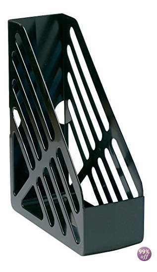 bask.yt/?Rf8u4 #CheapStationery Deflecto Magazine Rack File Foolscap Black only £7.81  #