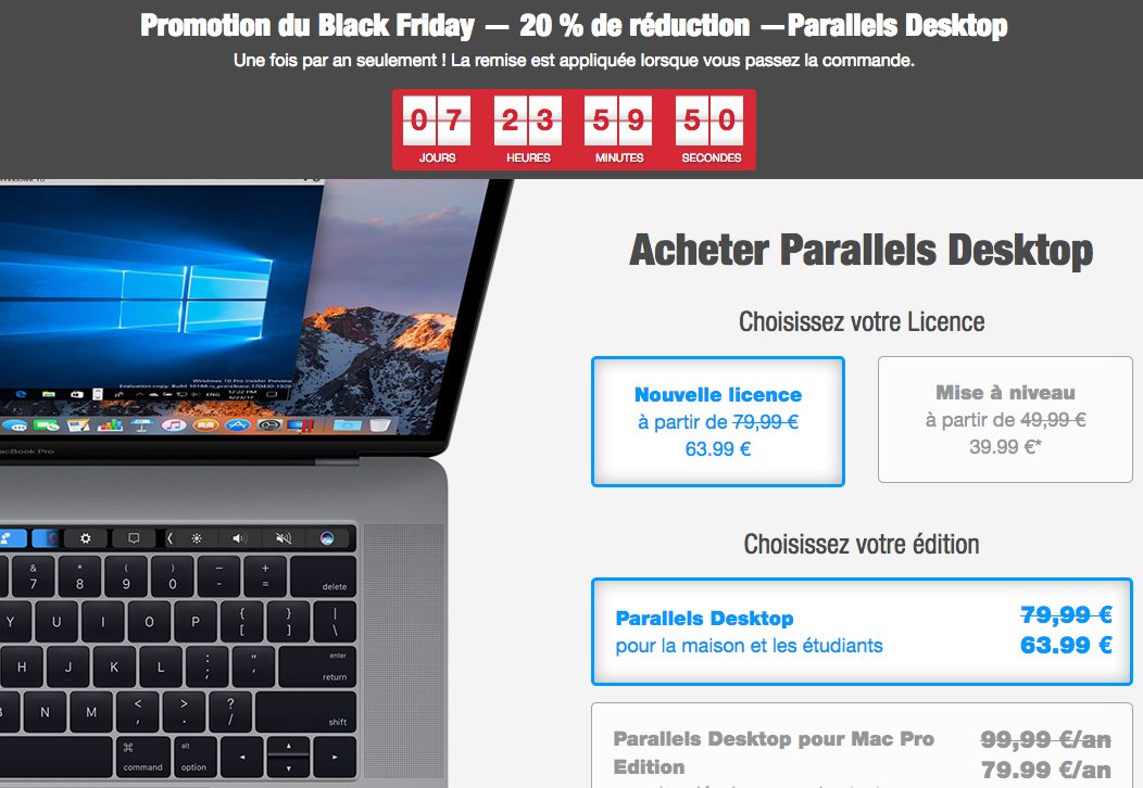 MacGeneration's tweet photo. Black Friday des apps : promotions sur Parallels Desktop, Readdle, Tower https://t.co/9Qb0p5ysZY https://t.co/sM446kH7rR