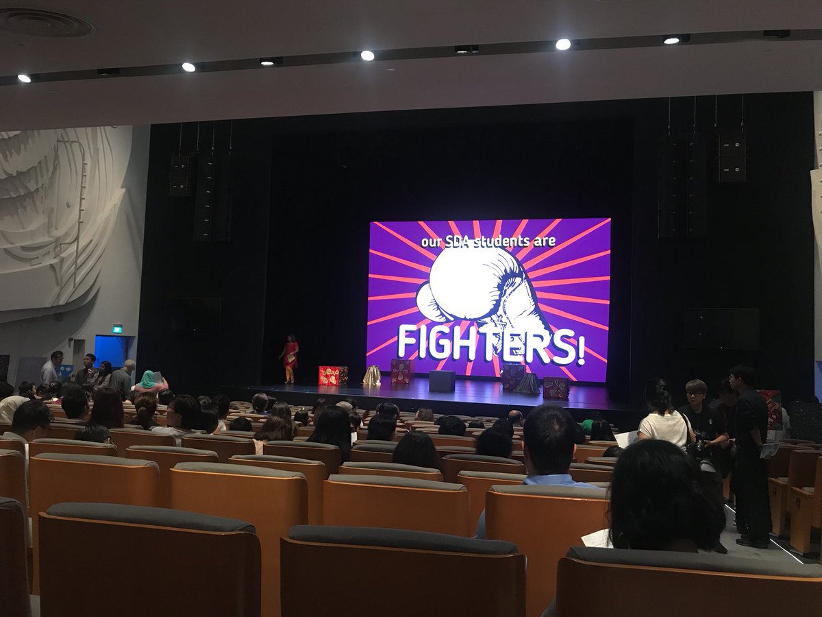 part of the crowd watching DAS students perform 😊 so proud of these students!