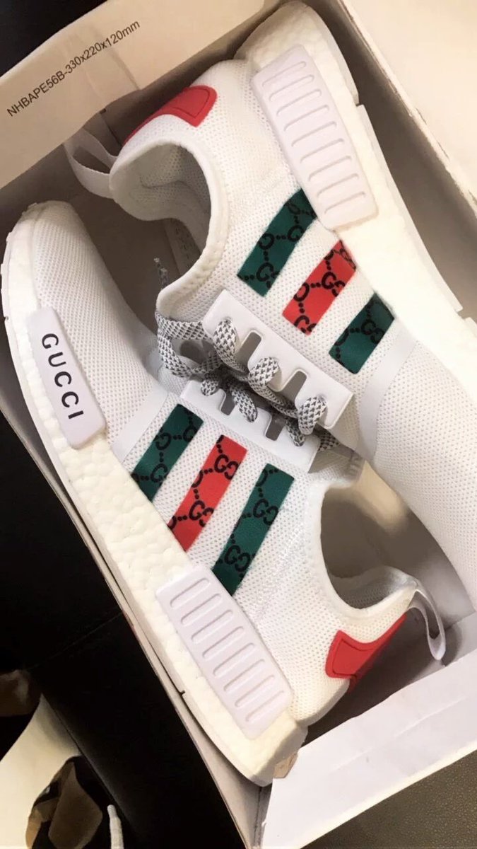won94012988's tweet photo. Custom GUCCI x Adidas NMD: $129.95 (https://t.co/M5al4lgh3V) https://t.co/OAh4tzGDcO