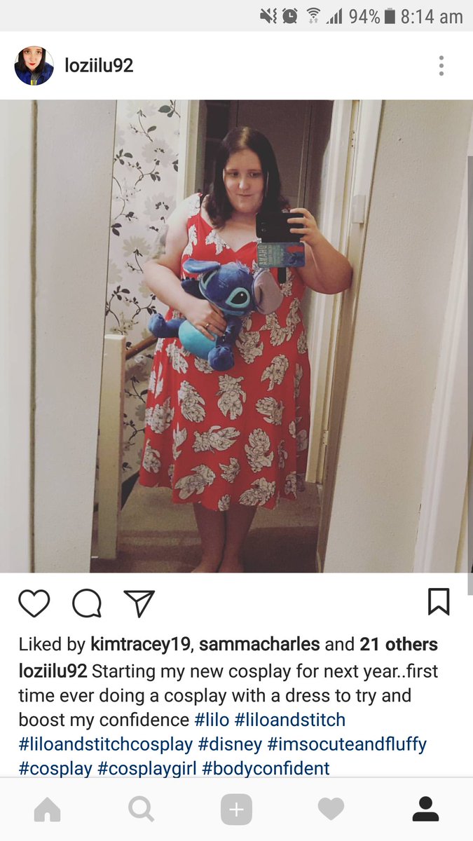 LoziiLu's tweet photo. Making a start to my new cosplay for next year..first time ever doing a cosplay with a dress to boost my confidence #lilo #liloandstitch #disney #cosplay #bodypositive https://t.co/Jey16y8DWo
