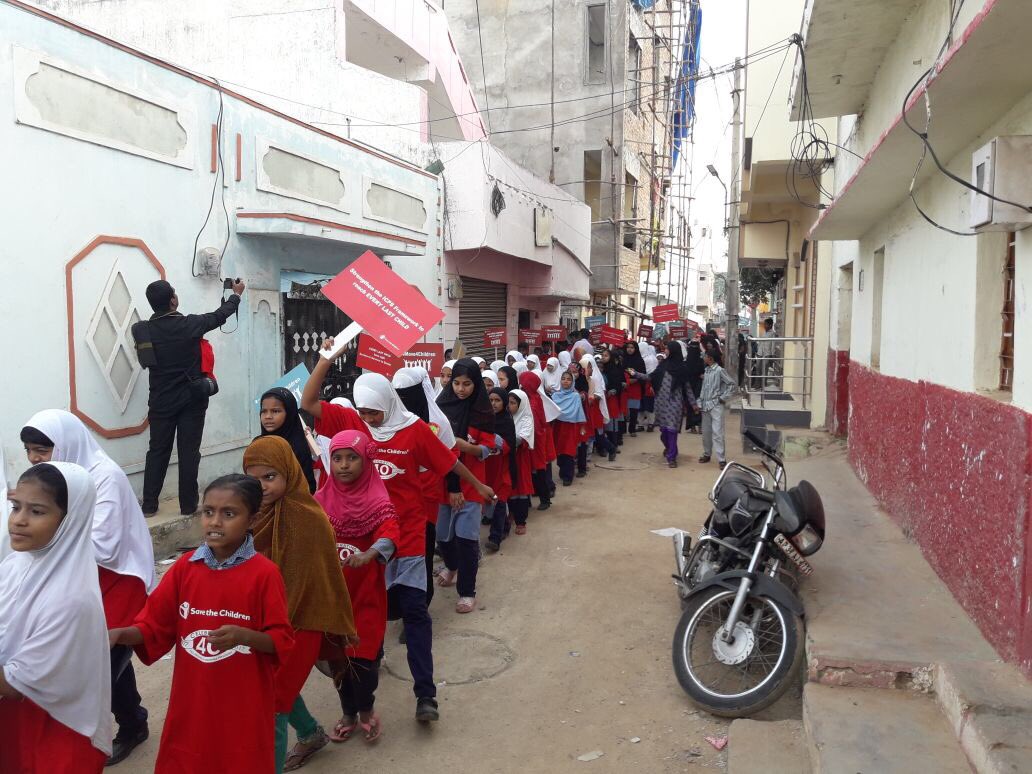 pragyavats's tweet image. Hyderabad #Move4Children today @stc_india