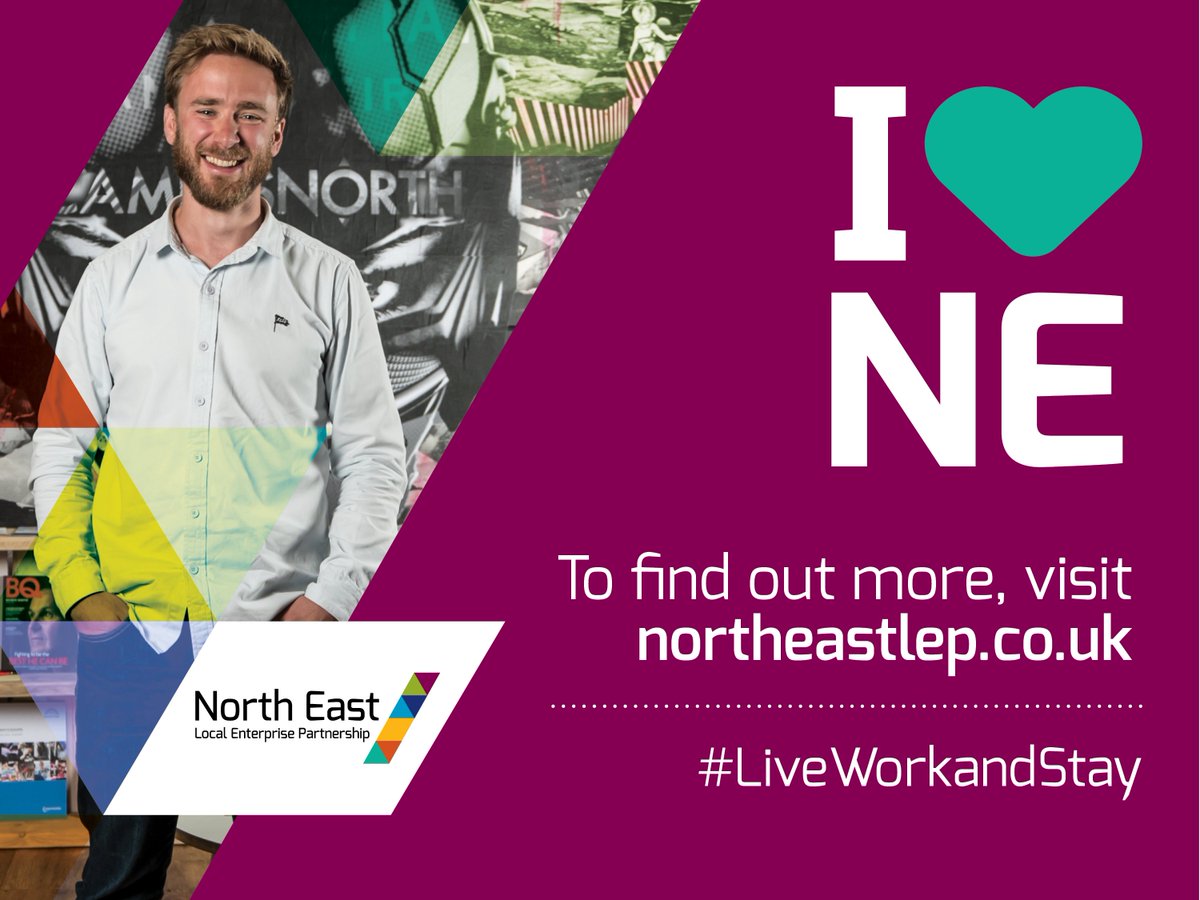northeastlep's tweet photo. This week sees the launch of our new #LiveWorkandStay campaign that shows why the #NorthEast is a great place for graduates https://t.co/XAqOqDkt4r https://t.co/UFDEK5MlGd