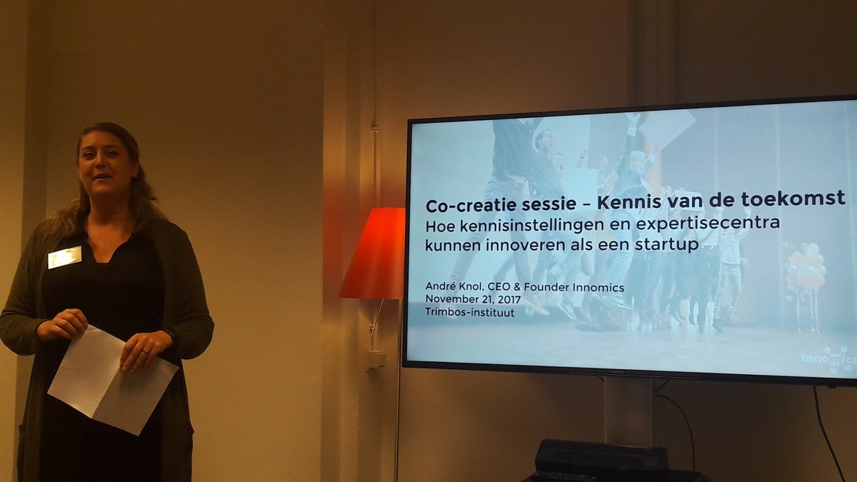 Met @Trimbos brainen over innovatieve kenniscreatie. Mooi initiatief!