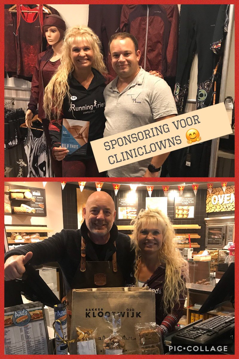 RunningFriends3's tweet image. 2 sponsoringen erbij voor de cliniclowns cadeauwalk🤗
bakker klootwijk en TW massage
#RunningFriendscompany#cadeauwalk#Cliniclowns#