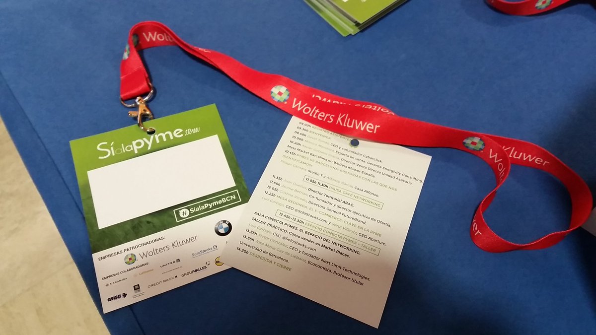 lauram600's tweet photo. Nueva edición del evento Sí a la Pyme en Barcelona. Contenidos  interesantes para ayudar a crecer a las pymes! #SialaPymeBCN @WKPymes https://t.co/FYBnaMc67z
