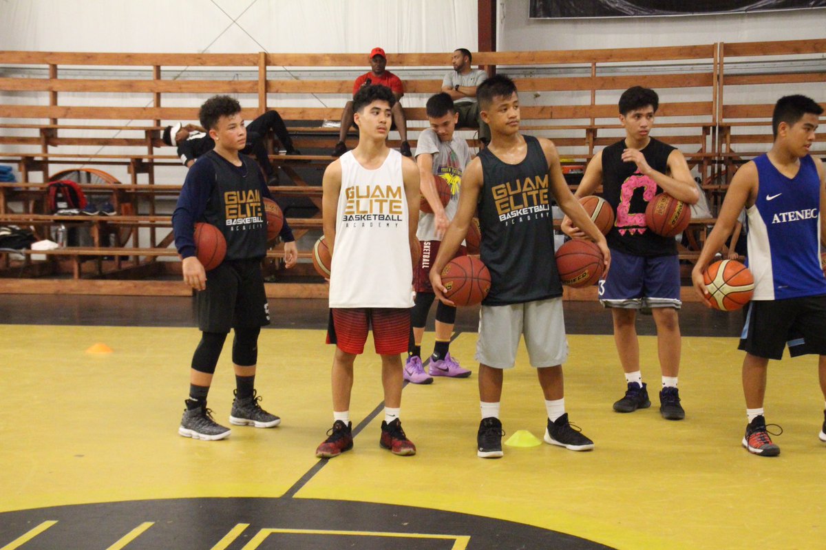 // 4 weeks in w/ the 15U squad at the Guam Elite Basketball Academy ‼️ // #BEELITE