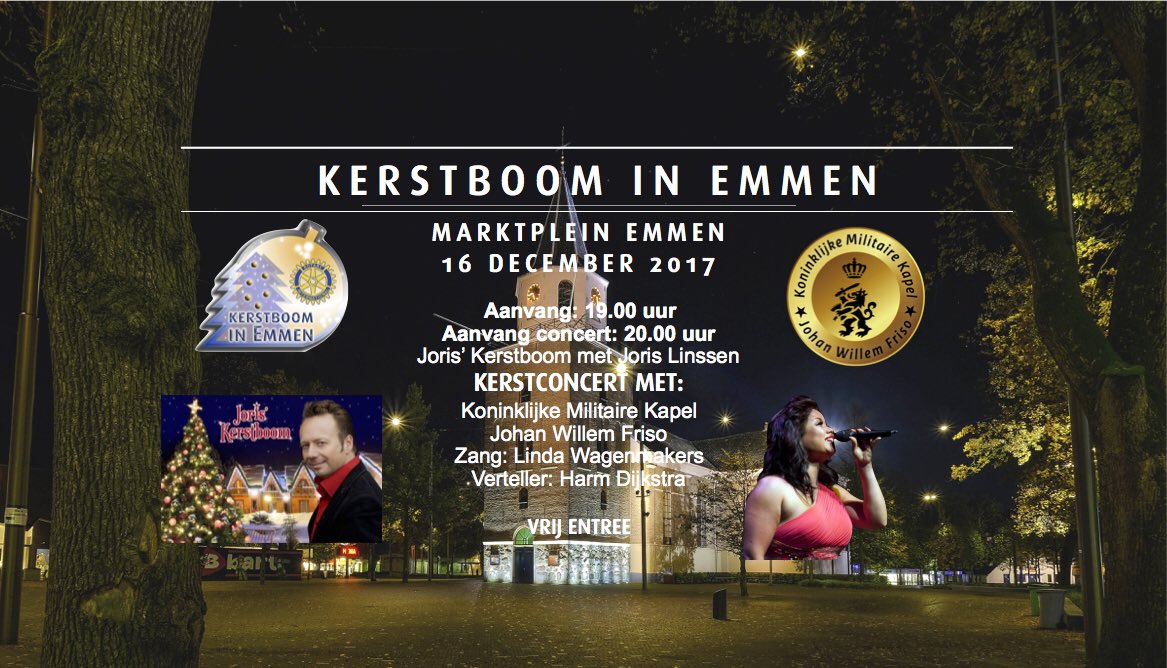 Vrij entree! 16-12-2017 Openlucht Concert #Emmen