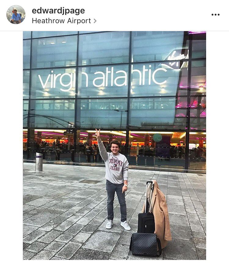 SEVENFEETAPART's tweet photo. Thanks @edwardjpage, our #Original172 sneakers are in great company with @VirginAtlantic @TommyHilfiger and @Gap. Have fun in Miami #inmysevens https://t.co/5l1hocps6P