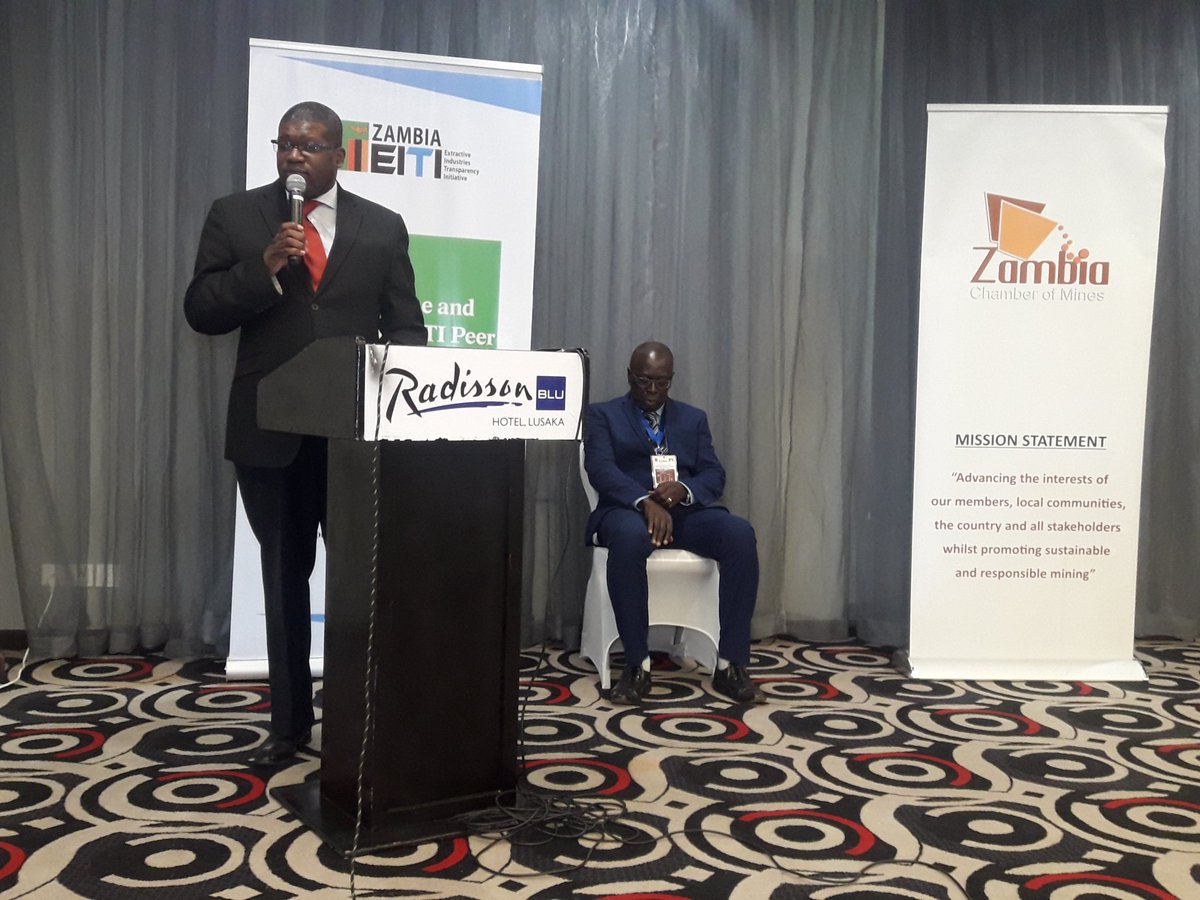 Zambia Chamber of Mines' Nathan Chishimba hopes the  #EITI implementing countries will  push for more accountability.