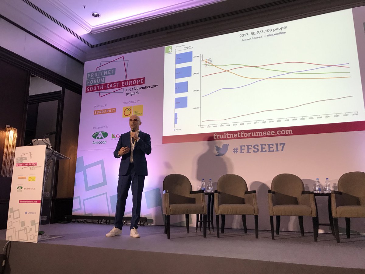 mikefruitnet's tweet photo. More than a hundred people from 16 countries attending our #FFSEE17 event here in Belgrade. Lots to learn and discuss! #freshproduce #europe https://t.co/2T3HMWysBy