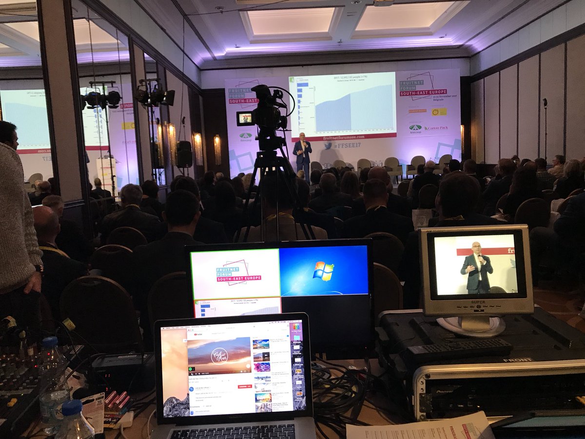 mikefruitnet's tweet photo. More than a hundred people from 16 countries attending our #FFSEE17 event here in Belgrade. Lots to learn and discuss! #freshproduce #europe https://t.co/2T3HMWysBy