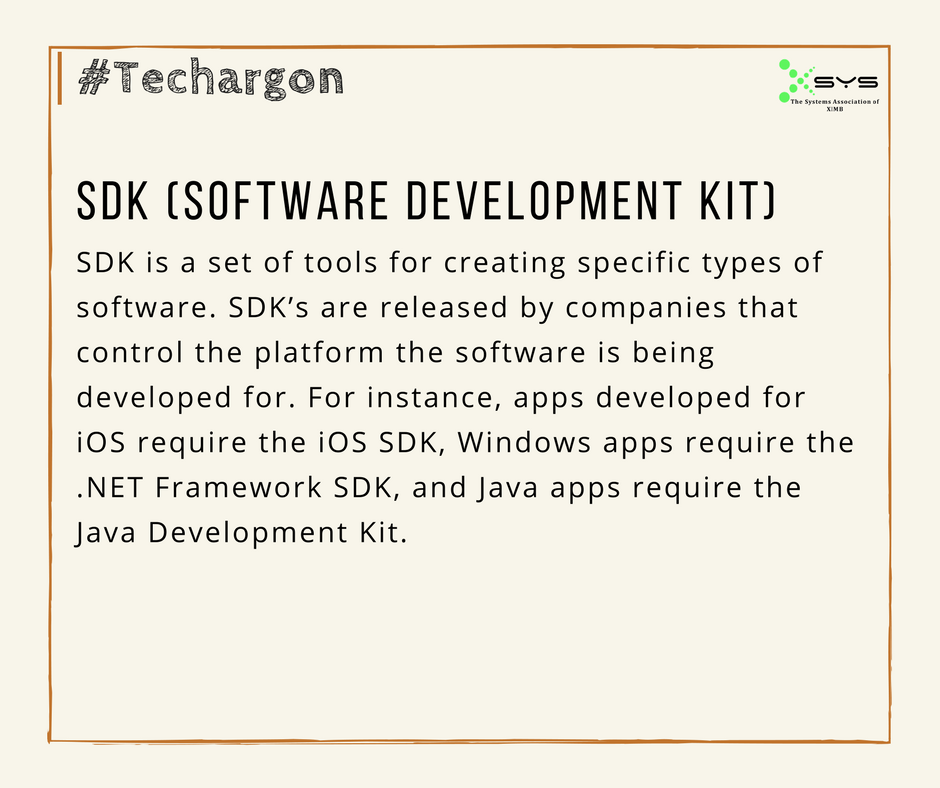 XSYS_XIMB's tweet image. #Techargon by #XSYS brings you the tech jargon of the day! Let's have a look at what are Software Development Kits
Know more: techterms.com/definition/sdk
#SoftwareDevelopmentKit #SDK