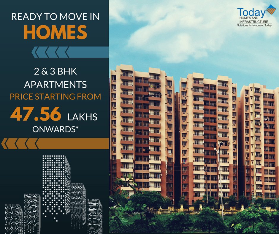 Ready to move in homes now at #TodayHomes #RidgeResidency. For more info visit todayhomes.co.in