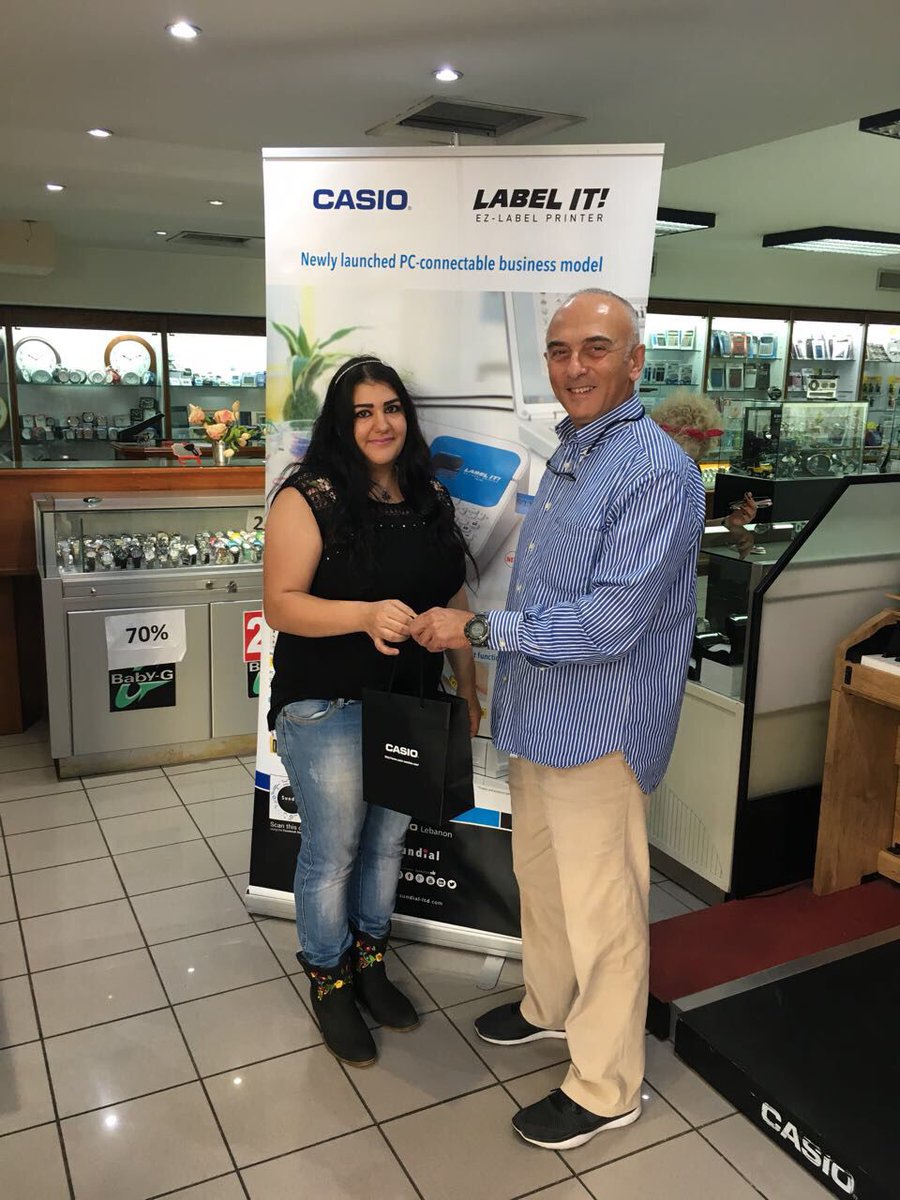 SundialLebanon's tweet photo. Congratulations to the winner!
Christina Mayal Kojokian @coco.mayal
#casio #casiolb #Lebanon #mycasiocal #backtoschool @CasioCalc_ME @SundialLtd https://t.co/IOmVldTrTk