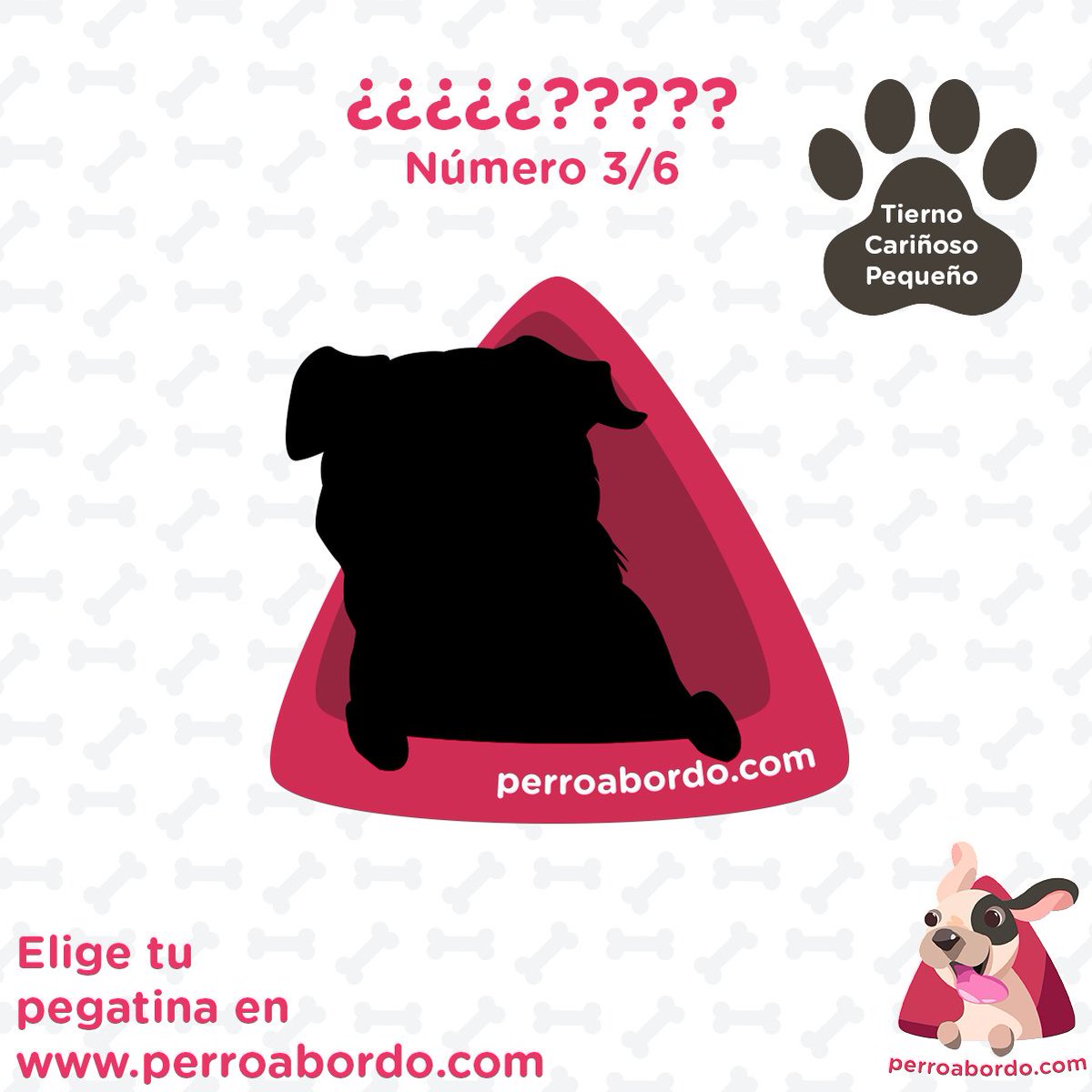 Seguimos dando pistas de las 6 nuevas razas que vamos a tener en nada disponibles! 😍 Dicen que es una las razas más antiguas y originadas en algún lugar asiático 🙄 Queremos que nos digáis cual creéis que es 😊 #perroabordo #pegatinasmolonas