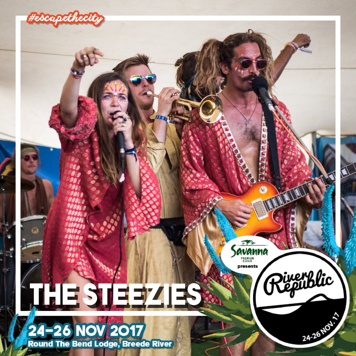 <a href="/Riaan_Smitx/">Riaan Smit</a> The GOOD news is that we have the Afro Funk energy train that is The Steezies joining us in their place! Their blend of isiZulu and Western music is bound to get us all on our feet and moving… So keep those dancing shoes out!
