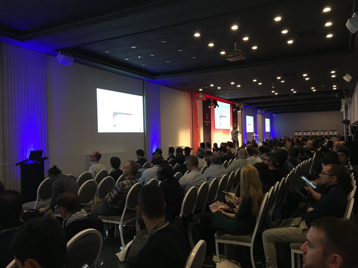 egallen's tweet photo. Nick Barcet @nijaba on stage #OpenStackDayFrance @orange and @RedHat_France collaborate to build a modern infrastructure https://t.co/3pJst85Ojd