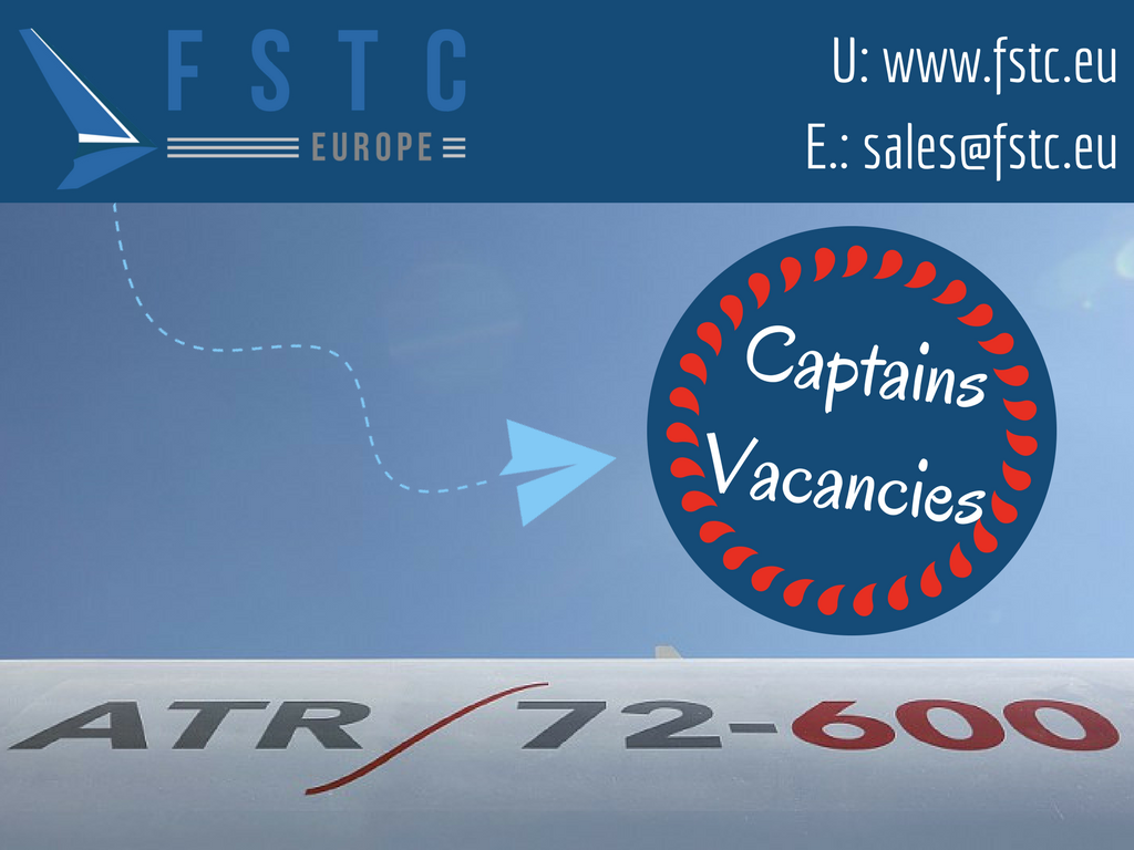 #ATR-72 600 Type Rated Captains Needed. Contact fstc.eu/about/career-o… for immediate information #aviationjobs #pilotjobs #pilots #Aviation