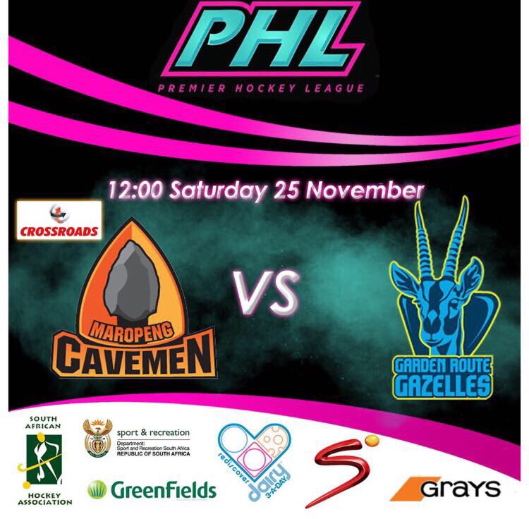 Come through to support the <a href="/MCavemenPHL/">Maropeng Cavemen PHL</a> this Saturday! Going to be a good game to begin our campaign as the defending champions! <a href="/SA_PHL/">CTM PHL</a> #CrossroadCavemen