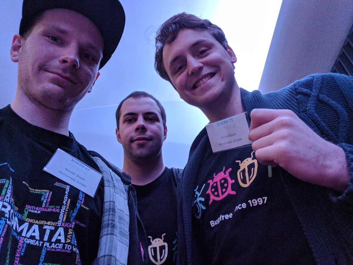 nsueper's tweet photo. #KnowIT #Kassel #Micromata #Represent https://t.co/POyd4nSxpd