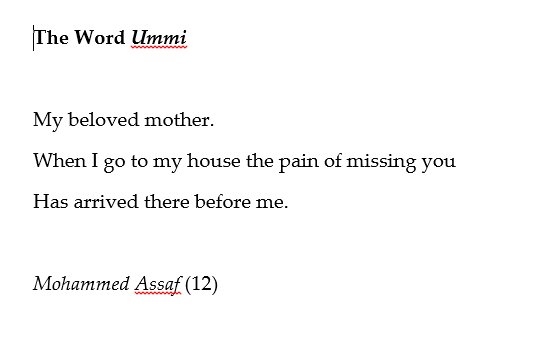 KateClanchy1's tweet photo. My beloved mother....the pain of missing you.
Mohammed is 12 and from Syria. https://t.co/QKulqpcfVX