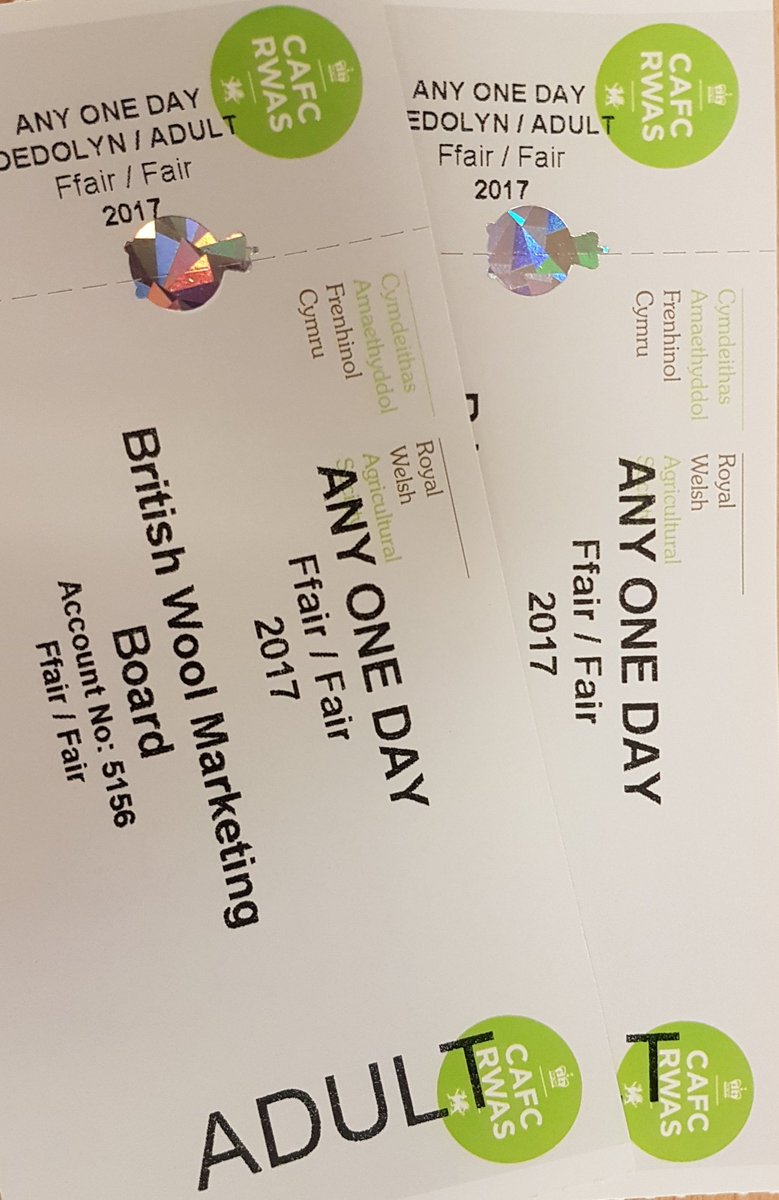 For a chance to win tickets to this year’s <a href="/royalwelshshow/">Royal Welsh Agricultural Society</a> #WinterFair like and retweet this post and follow us here <a href="/BritishWoolFarm/">British Wool Farm</a>
#Competition closes Thursday at 12 noon