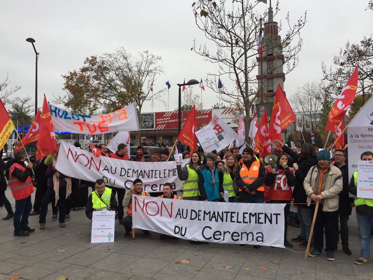 ZNizaraly's tweet photo. Non au démantèlement du @Cerema_IdF ! cc @N_Hulot https://t.co/Ada4GstloQ