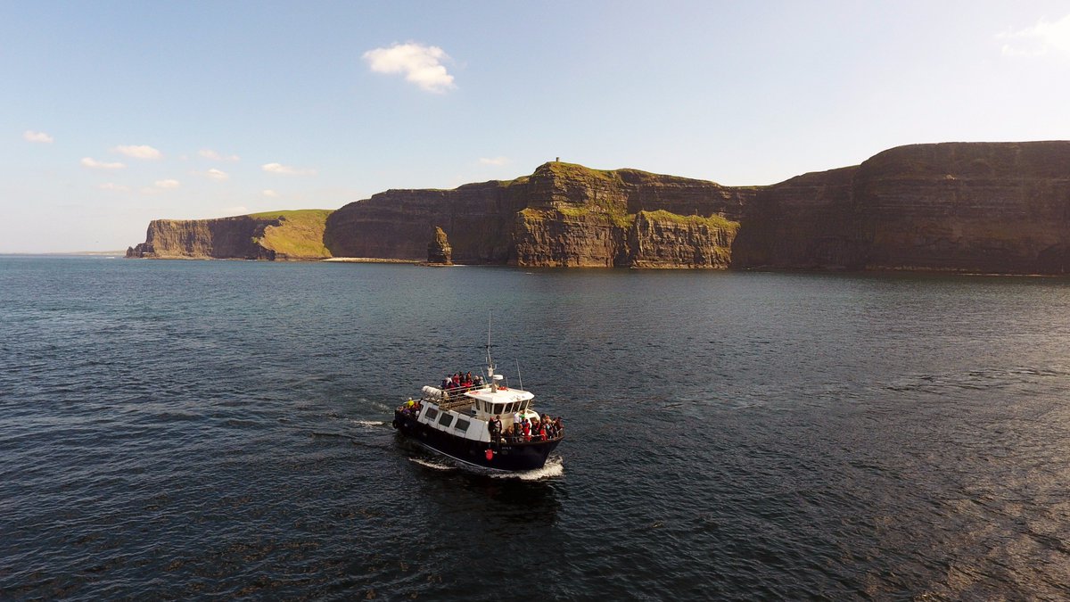 Doolin2Aran's tweet photo. Q1: What is your favourite cruise experience?  We MAY be slightly biased, but ours is a #cliffsofmohercruise - why?  because it's magical!  https://t.co/09HWO6g53x #ttot https://t.co/oQIliJmGLp