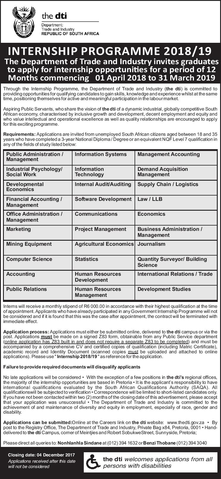 dti internship