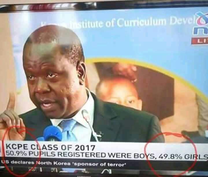 2 + 2 is 4, minus 1, that's 3. Quick maths. Or is it? #KCPE2017results #KCPE2017