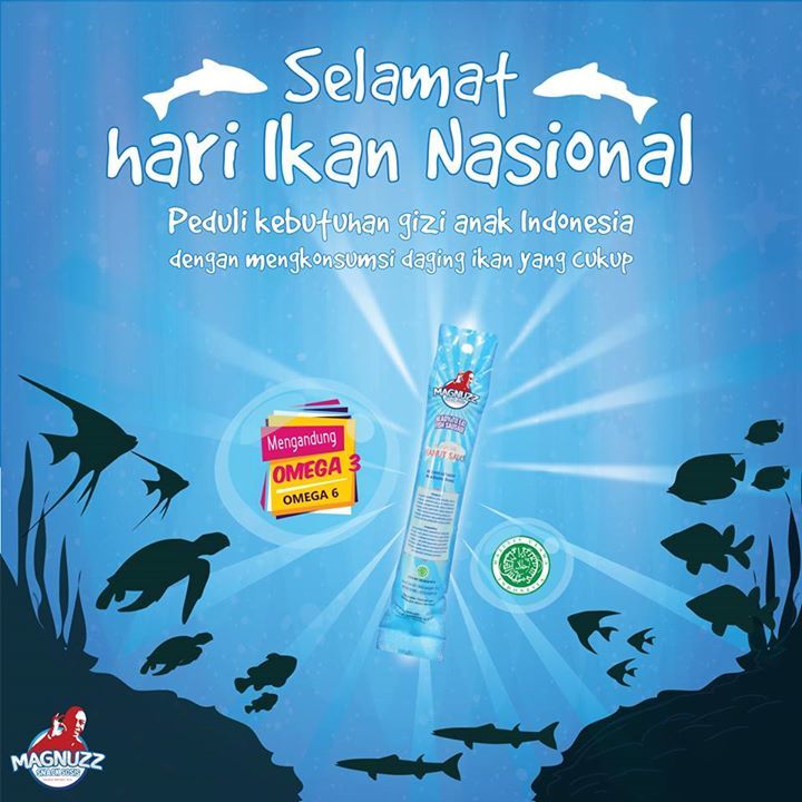 MagnuzzSnack's tweet photo. Selamat Hari Ikan Nasional, penuhi kebutuhan gizi anak Indonesia dengan mengkonsumsi Sosis Magnuzz Ikan yang dibuat dari daging ikan asli (surimi) serta bumbu asli tanpa menggunakan bahan kimia yang berbahaya, sangat aman dikonsumsi setiap hari.

Mengand… https://t.co/TriTwcxvaL https://t.co/2rvnjzrFnv