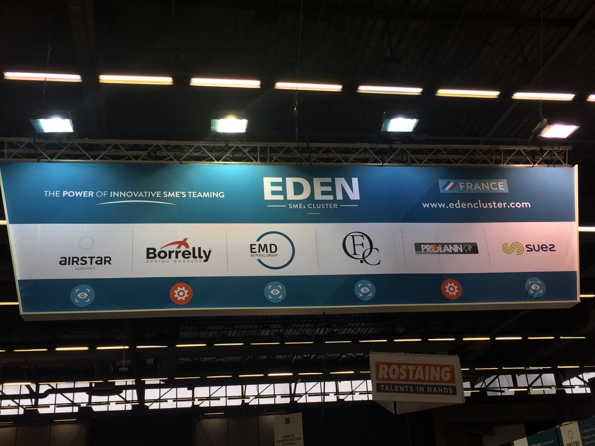 StephaneHamet's tweet photo. Visite de @gerardcollomb sur le stand @EDENcluster @EMD_Drone. @Pixiel_drone : Protéger ceux qui nous protègent. Le drone s’avère une solution pertinente et efficace ! https://t.co/00NLNTctDv