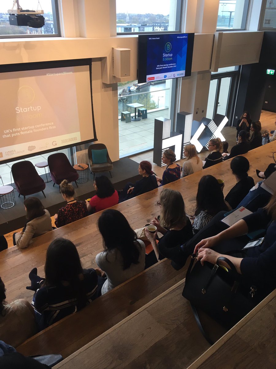amalucky's tweet photo. #StartupandBloom about to kick off !!!! 🇬🇧 first conference that puts female founders first! ✊🏽 @HavasGroup @bloomingfoundrs @bloomslondon https://t.co/zz8zuTdAcy