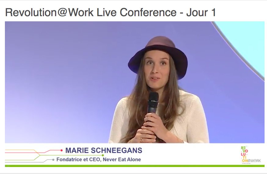 Today we are at <a href="/RevolutionatW/">Revolution@Work</a> ! @SchneegansMarie <a href="/NeverEatAlone/">Never Eat Alone</a>