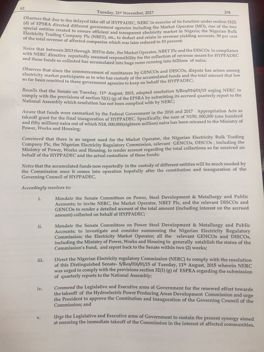 Welcome to a new Legislative Day in the Senate. Senate President Bukola Saraki took the official Prayer, led the Chambers into today’s proceedings.
